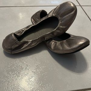 Nicole Gunmetal Ballet Flats